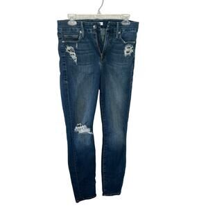 Good American Good Legs Distressed Jeans Size 10/30 Cut 390-A